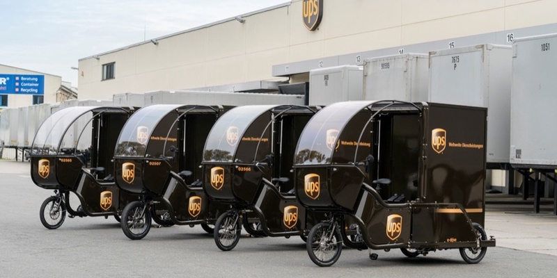 UPS setzt auf Lastenräder