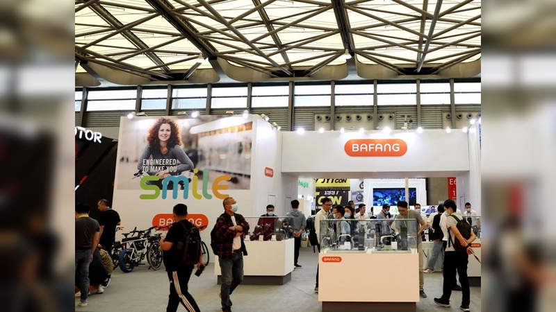Der E-Antriebsspezialist hatte im Jahr 2021 bei der 30. Ausgabe der China Cycle Show eine großen Auftritt. Der E-Antriebsspezialist hatte im Jahr 2021 bei der 30. Ausgabe der China Cycle Show eine großen Auftritt.