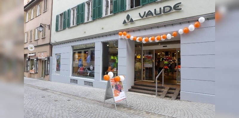 In Schwaben öffnete kürzlich der 15. Vaude-Store in Deutschland.