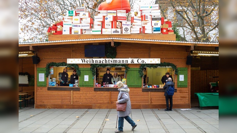 Weihnachtsmann & Co.: Ein Spendenprojekt in Stuttgart.