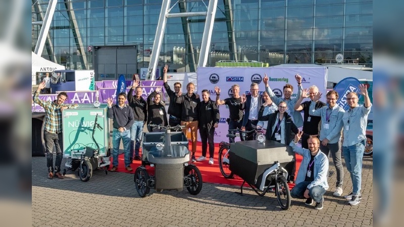 Siegerfoto bei „International Cargobike of the Year“ in Hannover