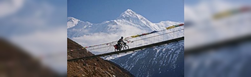 Radfahren im Himalaya