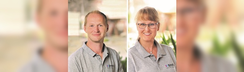Sören Hirsch und Astrid Tiefers stehen künftig an der Spitze der Enra GmbH in Deutschland
