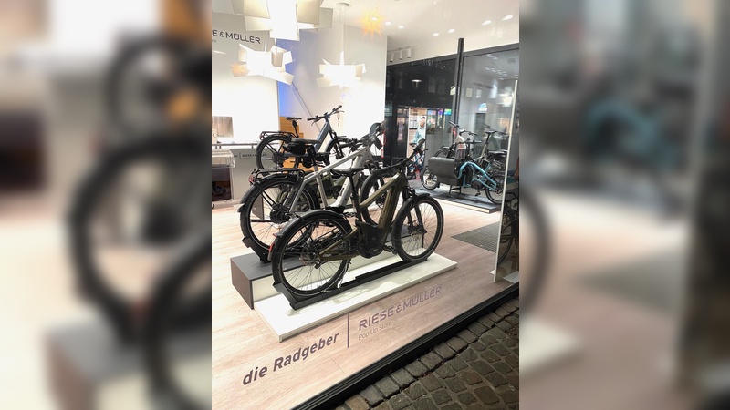 Foto: die Radgeber - Pop-Up-Store in der Mainzer Innenstadt.