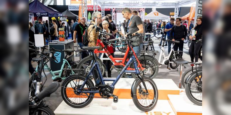 Auf der CMT in Stuttgart hat auch das Thema Fahrrad einen Auftritt.