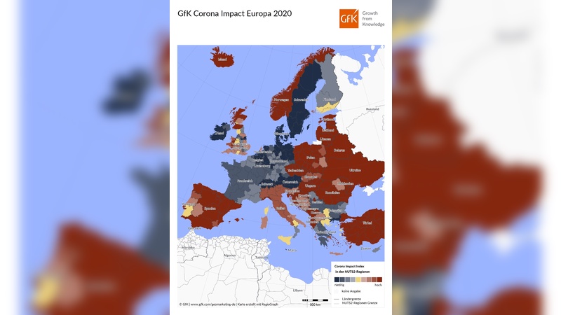 Der Corona Impact berechnet, wie sehr die jeweiligen Länder im europäischen Vergleich unter den Auswirkungen von COVID-19 gelitten haben.