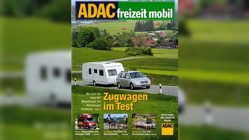 Der ADAC stellt in seiner Zeitschrift {i}freizeit mobil{/i} Camping-Plätze für Mountainbiker vor.