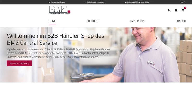 Neuer B2B Online-Shop geht an den Start.