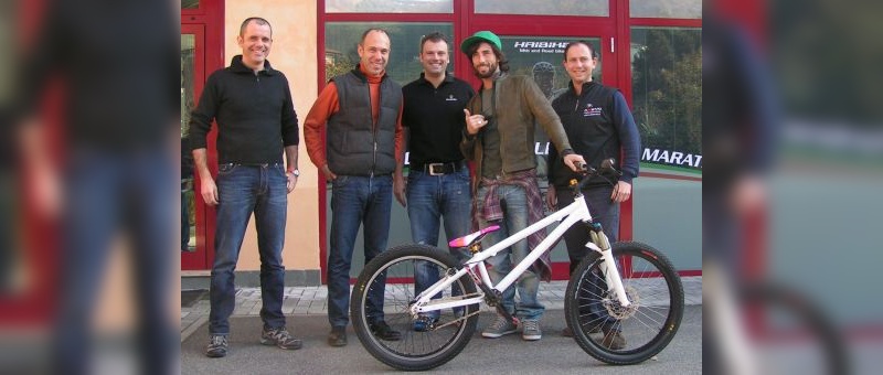 Jens Wiese, Helmut Leick, Axevo Enrico und Mauro Carmenati, Vittoria Brumotti