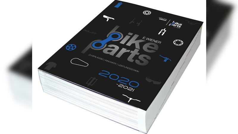 5,3 Kilogramm wiegt der neue Katalog von E. Wiener Bike Parts