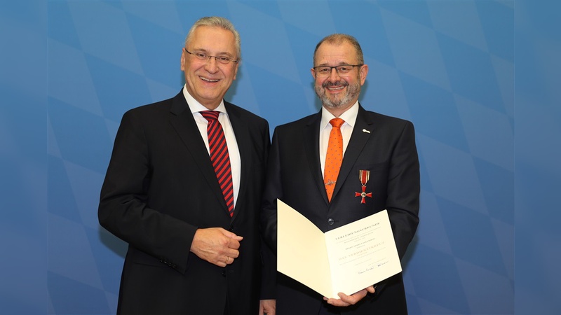 Joachim Herrmann (links) und Armin Falkenhein