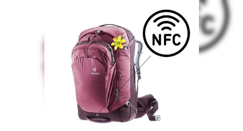 Reisegepäck mit NFC-Tags
