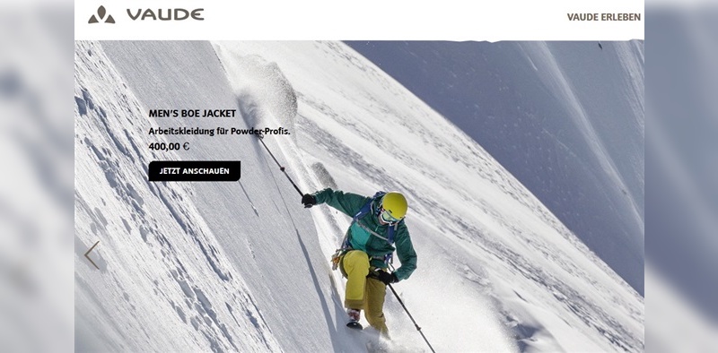 Vaude regelt den Online-Vertrieb neu