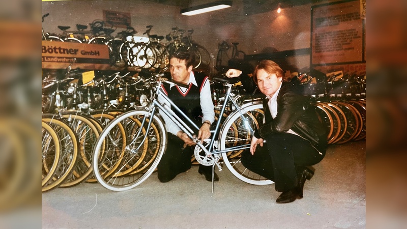 Klaus Böttner (links) hier mit Fritz Wepper, der seinerzeit als Unterstützer von Radlbauer agierte.