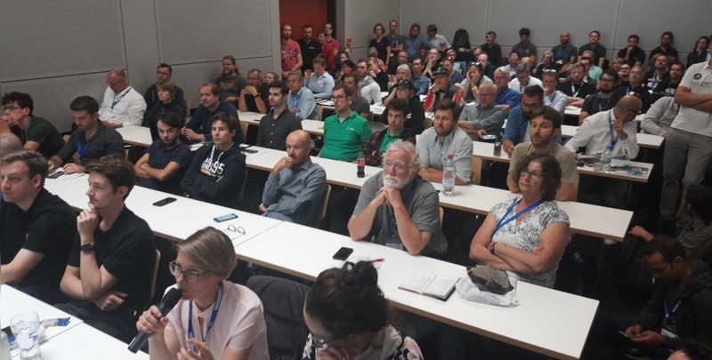 Voller Seminarraum im letzten Jahr im Rahmen der Cargobike Academy auf der Eurobike. In diesem Jahr gibt es aus bekanntem Grund einen digitalen Branchentreff.