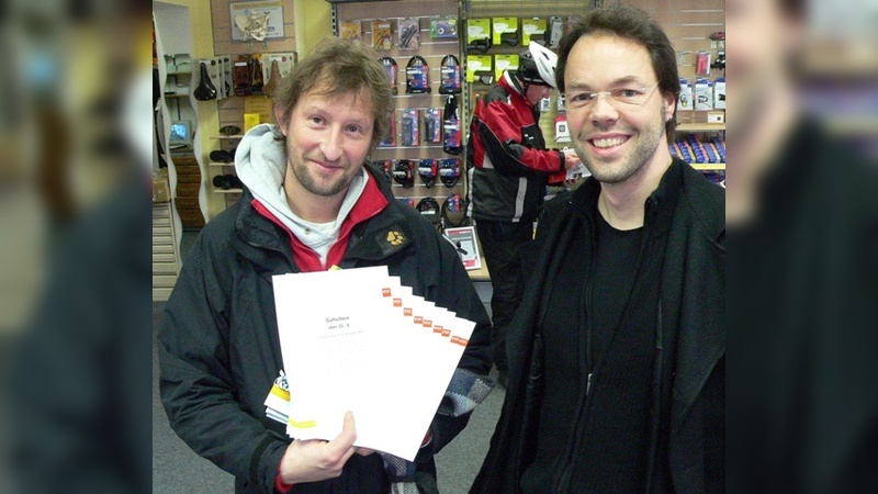 Heinz Ratz (links) und VSF-Mann Dirk Sexauer Heinz Ratz (links) und VSF-Mann Dirk Sexauer