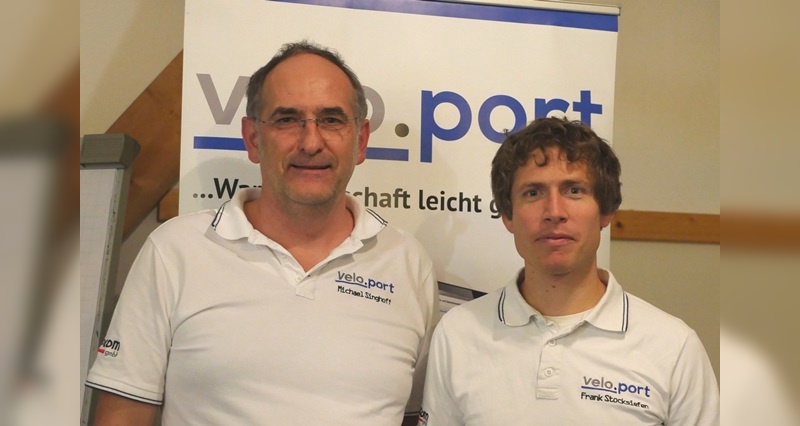 Michael Singhoff (links) und Frank Stocksiefen von Velocom