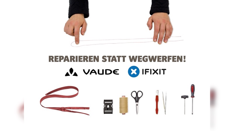 Reparieren statt wegwerfen: Vaude will dabei helfen.