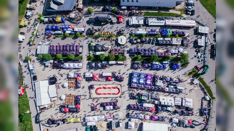 Blick auf das Expo-Gelände in Willingen