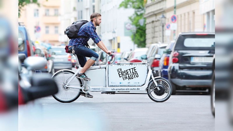 Ein auffälliges Symbol für die Verkehrswende