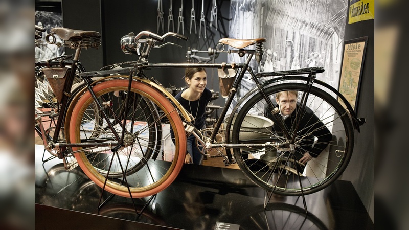 In Mannheim dreht sich alles um die Erfindung Fahrrad.