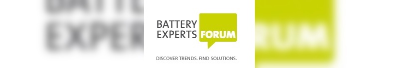 13. Battery Experts Forum in Aschaffenburg