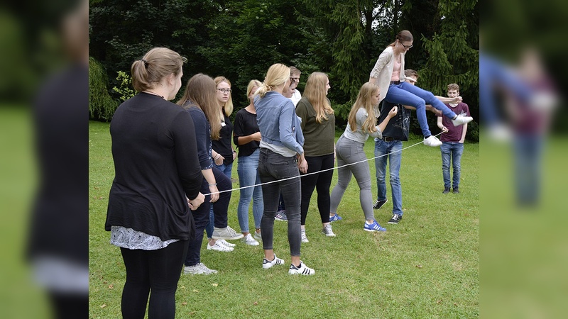 Teambuilding - ein wesentlicher Bestandteil der Aktion für Azubis.