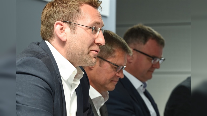 v.l.: Stefan Mittag, Klaus Wellmann und Andreas Brand