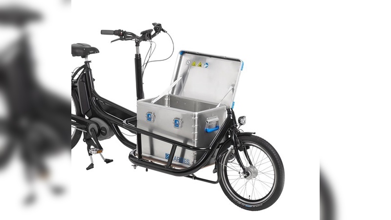 Lasten-E-Bike Carrier mit optionaler Alubox