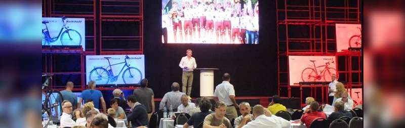 Der Toursieg stand im Zentrum der Highlight-Präsentation auf der Hausmesse