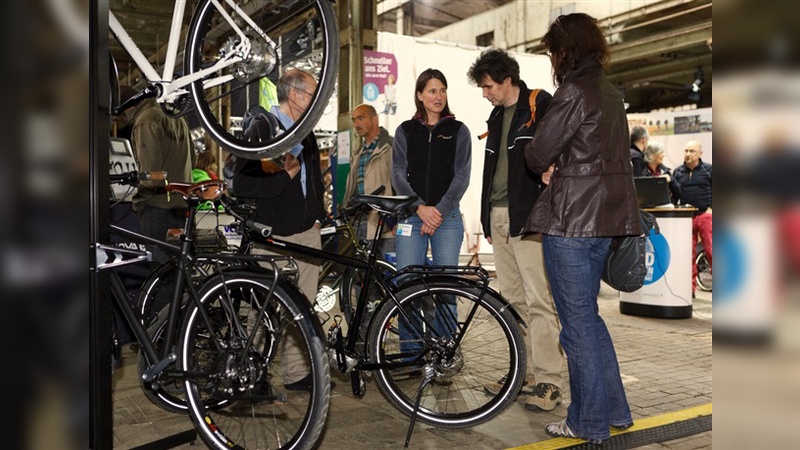 Ein interessiertes und gut informiertes Publikum tummelte sich auf der VELOFrankfurt