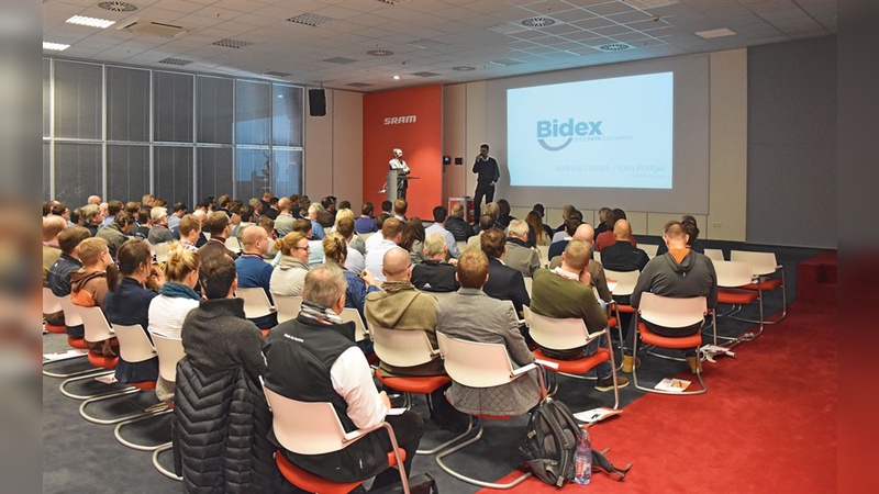 Andreas Lübeck und Lars Röttger (oben) von der Bidex GmbH stellten die Pläne des neuen Branchen-Dienstleisters vor.