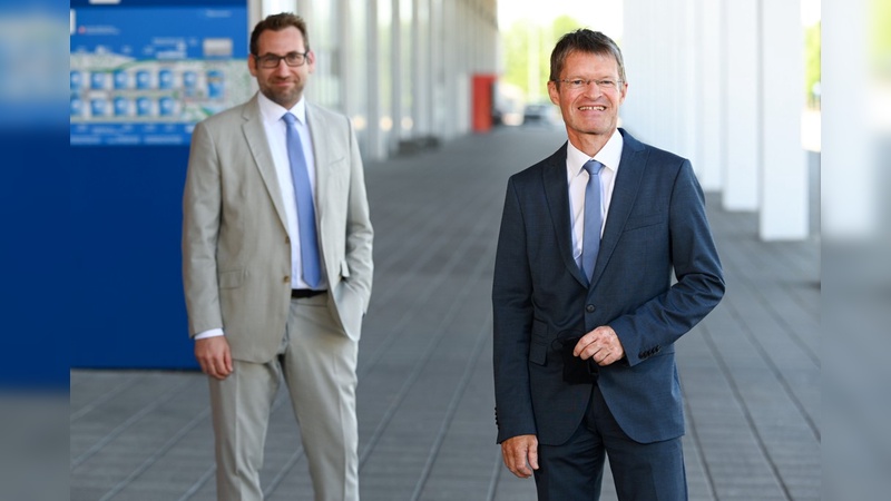 Finanzchef Stefan Mittag (links) und Messechef Klaus Wellmann