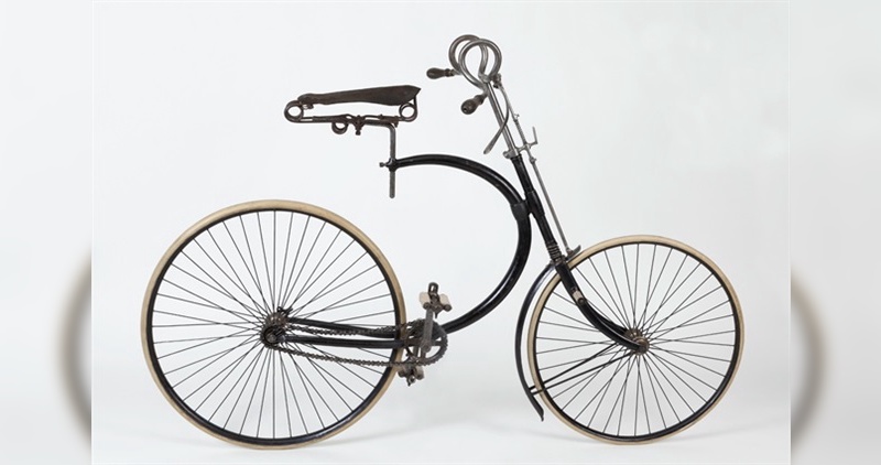 Hirondelle Sicherheitsniederrad um 1890 aus der Sammlung des Deutschen Fahrradmuseums