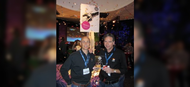 Fallbrook’s Alan Nordin (l.), President Bicycle Division und Jack Brandsen (r.), NuVinci EU Sales Manager