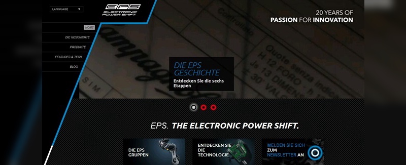 Neue Website von Campagnolo zum neuen EPS-Schaltsystem ist online