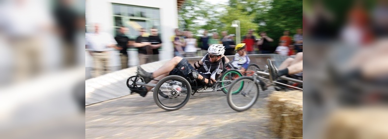 Steilkurve beim Trikerrace