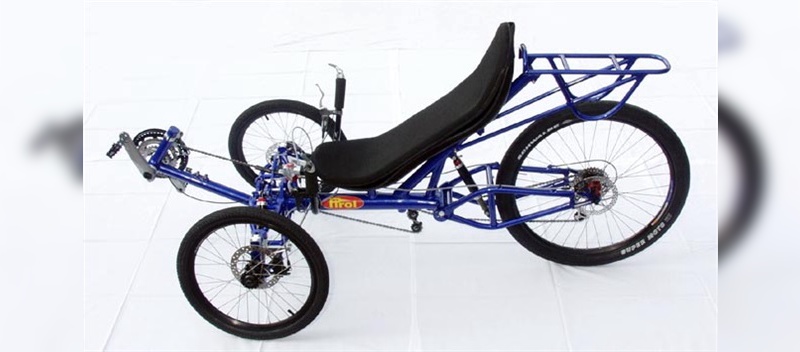 Das Trike von Pirol wird künftig auch mit einem Elektromotor ausgerüstet.