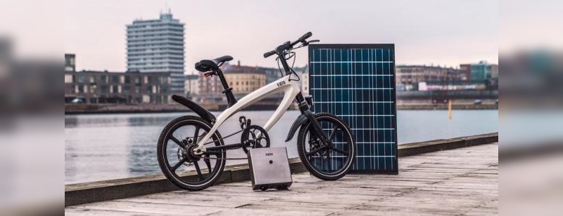 Das Kompaktpaket von Kvaern: Pedelec, Akkubox und Solarpanel