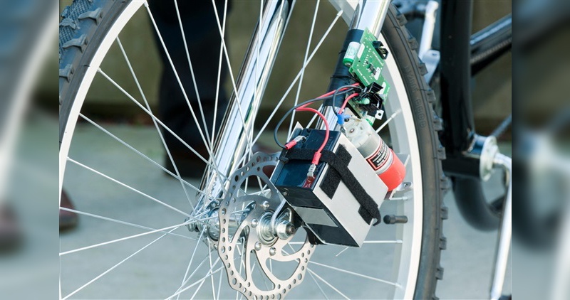 Noch ein Forschungsobjekt - die drahtlose Fahrradbremse