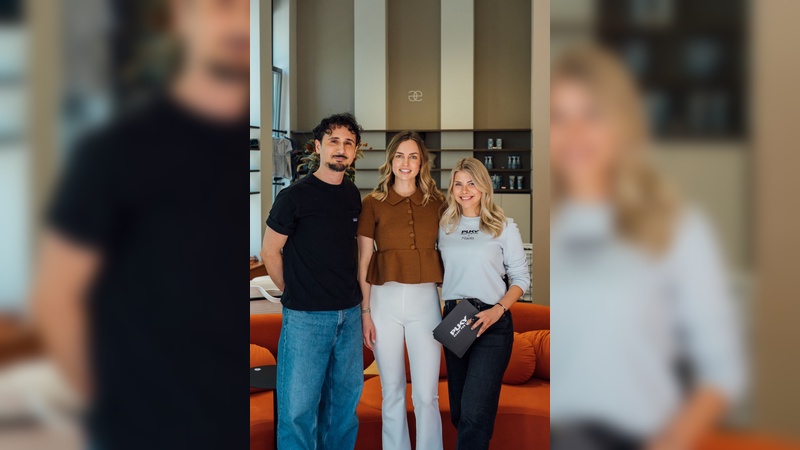  Foto: Puky - v.l.n.r.: Paolo Anania (Head of Global Brand & Marketing bei PUKY), Manuela Möllering (Gründerin der MAELA Baby & Family Base) und Melina Heimes (ehem. Social-Media-Managerin bei PUKY).