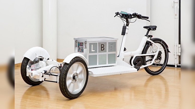 Leichtbau-Fahrrad - entstanden am Fraunhofer-Institut für Betriebsfestigkeit und Systemzuverlässigkeit.