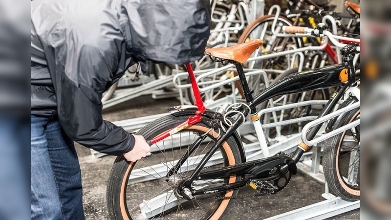 Ein beliebtes Diebesgut: Fahrräder