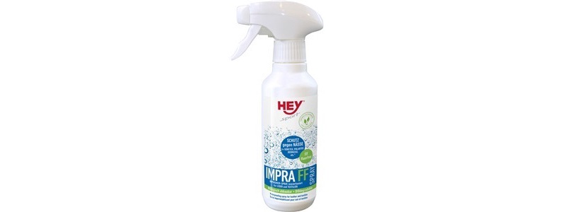 Das Impra FF Spray von Hey Sport ist fluorfrei