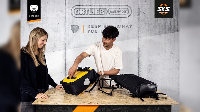 Ortlieb und SKS gehen gemeinsam auf Schulungstour. Ortlieb und SKS gehen gemeinsam auf Schulungstour.
