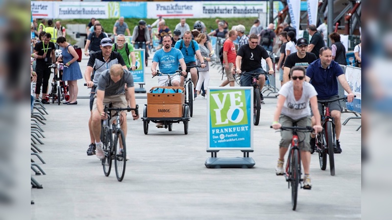 VELOFrankfurt lockte die Hessen aufs Fahrrad.