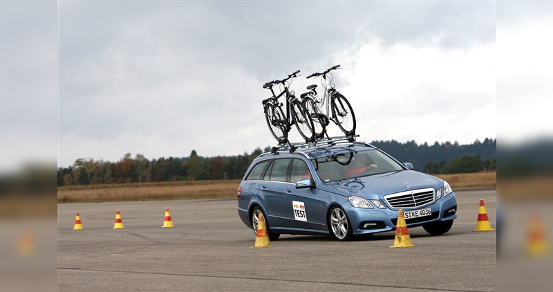 Fahrradträger im Härtetest