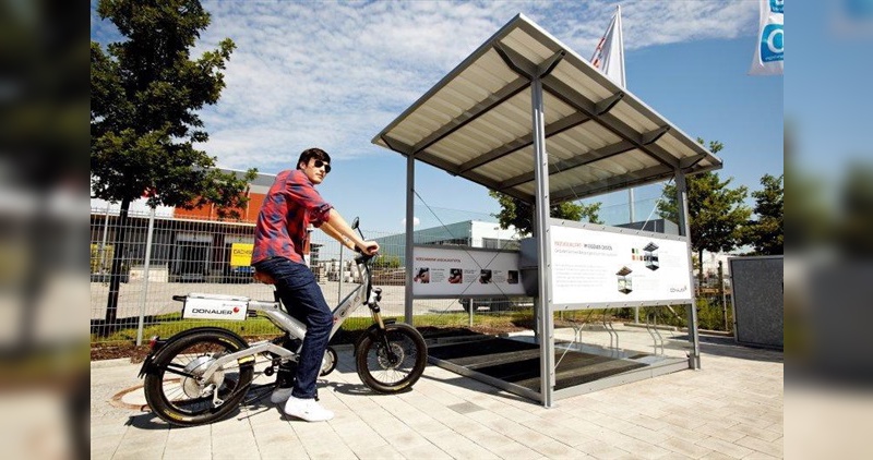 Solartankstelle für E-Bikes