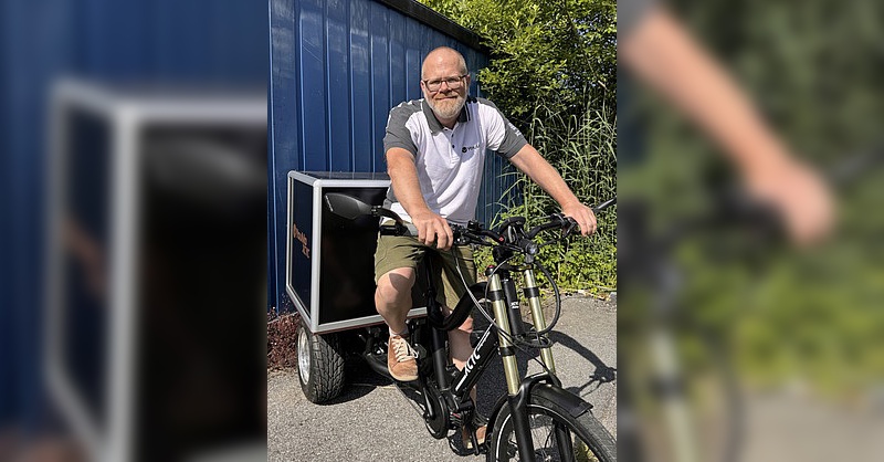 Foto: Youmo AG - Philip Douglas schiebt beim Lastenradhersteller im Vertrieb an. 
