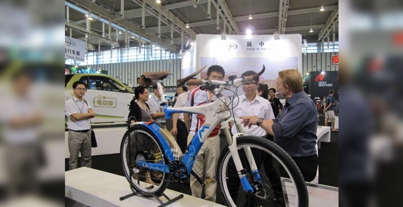 M1 Sporttechnik auf der asia bike in Nanjing
